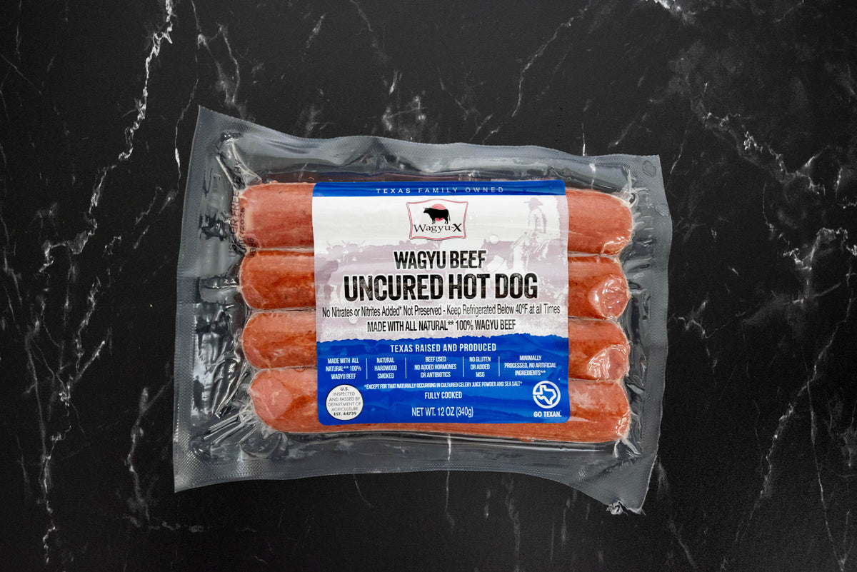 Waygu Beef Hot Dogs - Fully Cooked