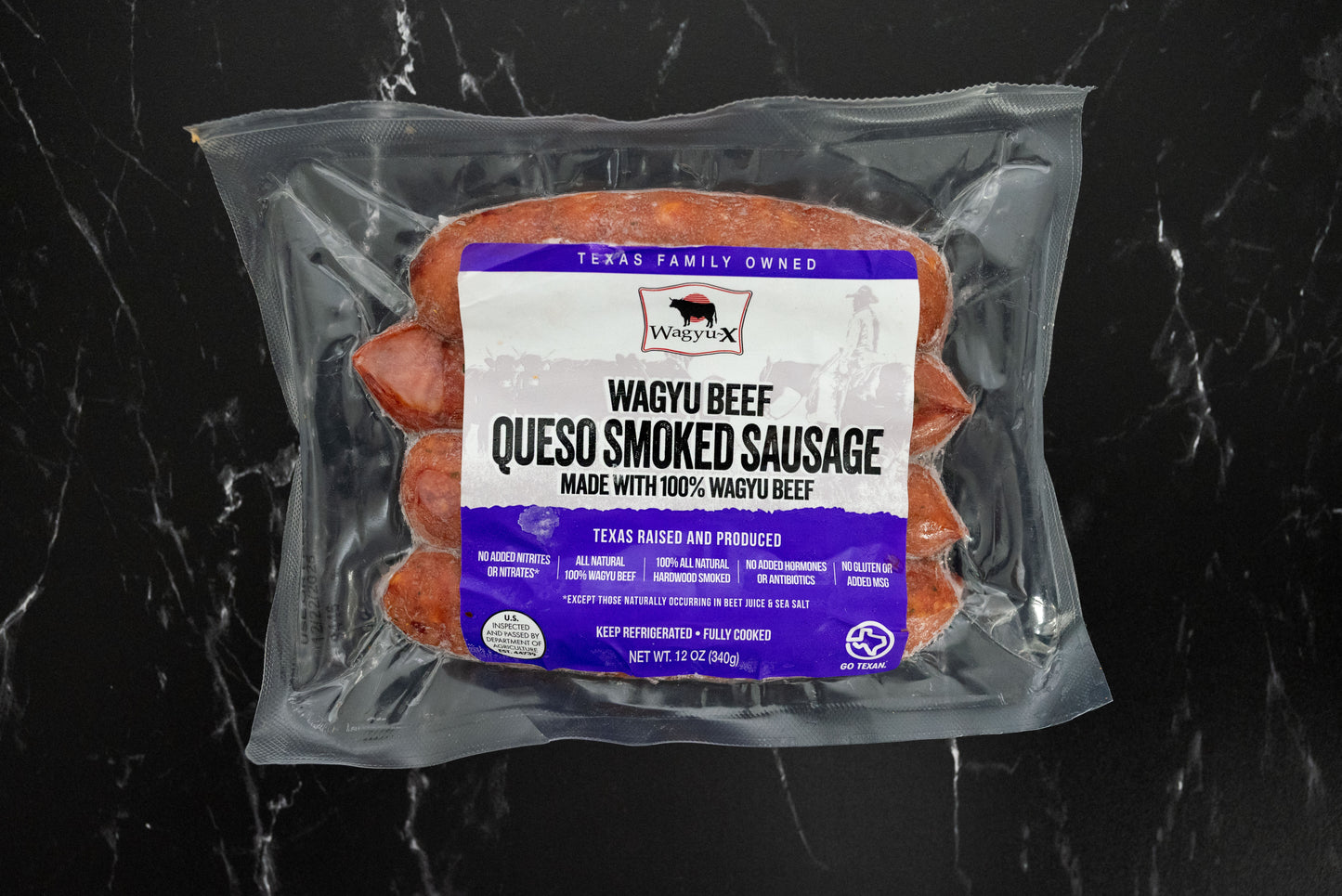 Queso Smoked Sausage – 12 oz pack (3oz per Link)
