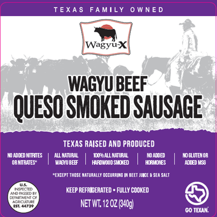 Honey Chipotle with Pepper Jack Cheese Sausage 12 oz pack (3oz per Link)