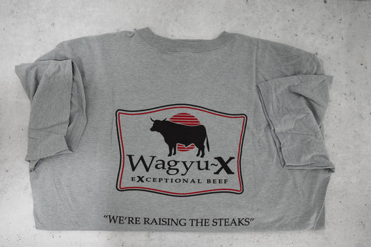 Wagyu-X Short Sleeve Tee — Heather Gray