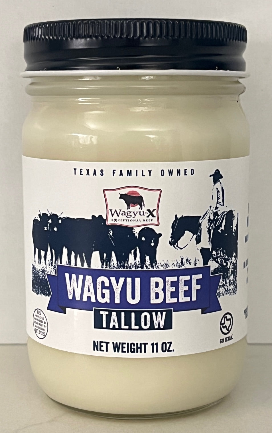Wagyu Beef Tallow – 11 oz | Family Owned | Wagyu-X Exceptional Beef